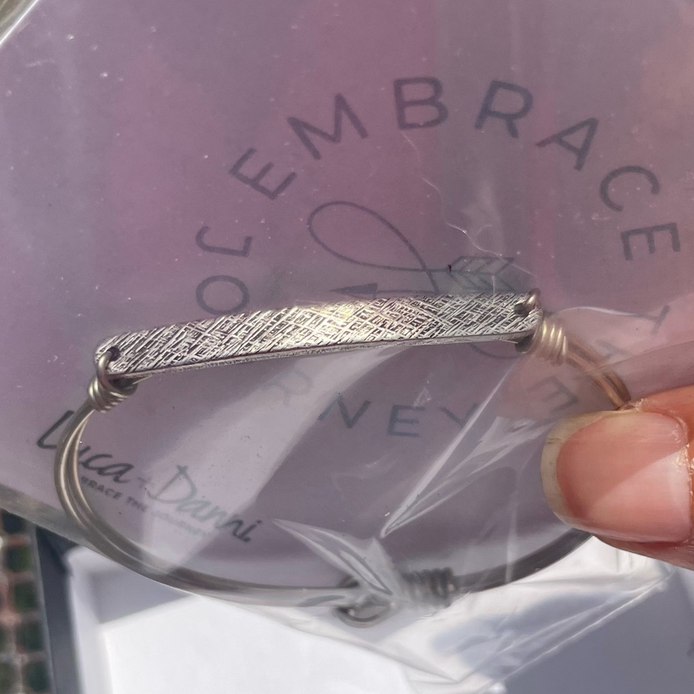 Luca + Danni Sidney brushed bar bracelet petite size